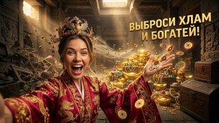 Чистое и уютное домашнее пространство без хлама, символизирующее привлечение финансового благополучия