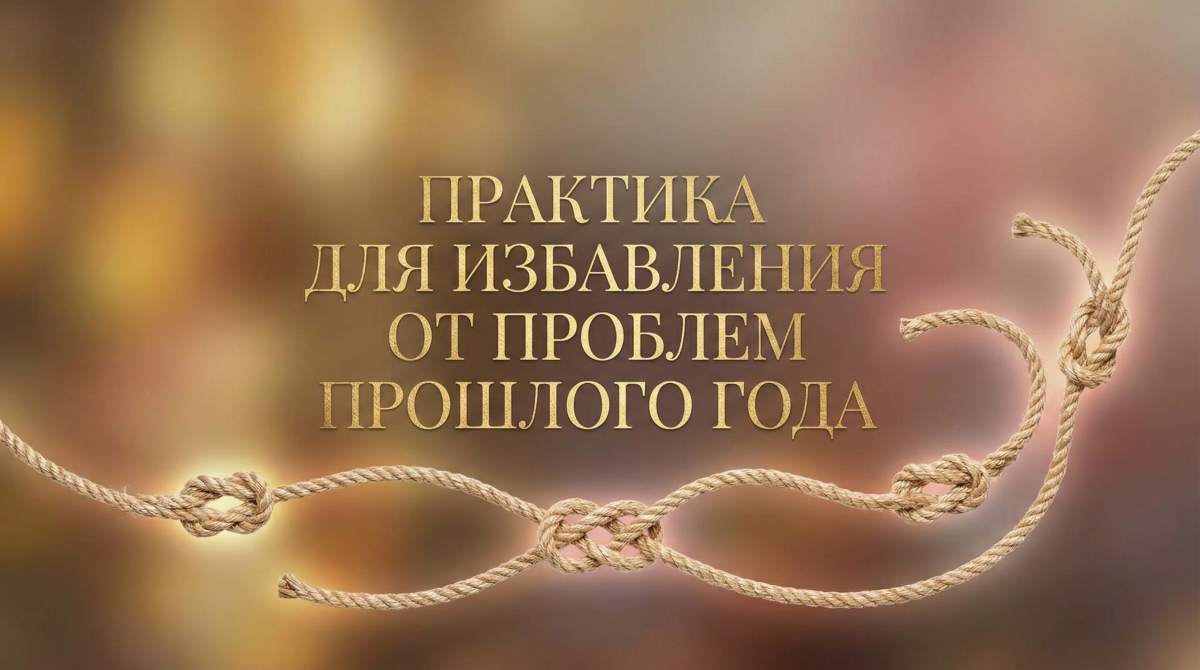 ПРАКТИКА ДЛЯ ИЗБАВЛЕНИЯ ОТ ПРОБЛЕМ ПРОШЛОГО ГОДА