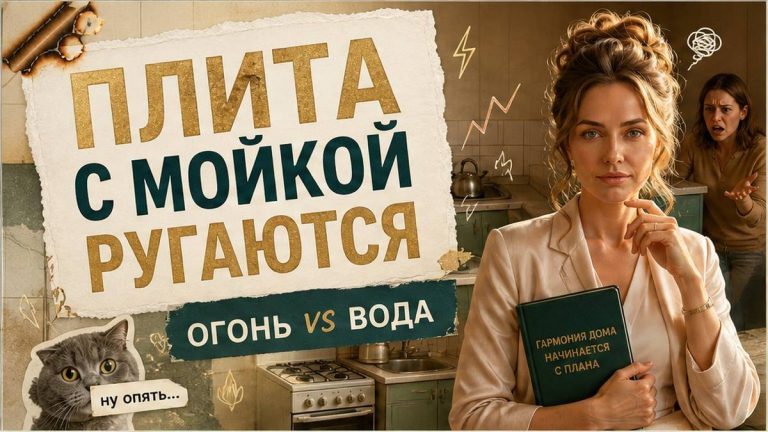 Обложка: Плита с мойкой ругаются — почему деньги не задерживаются в доме