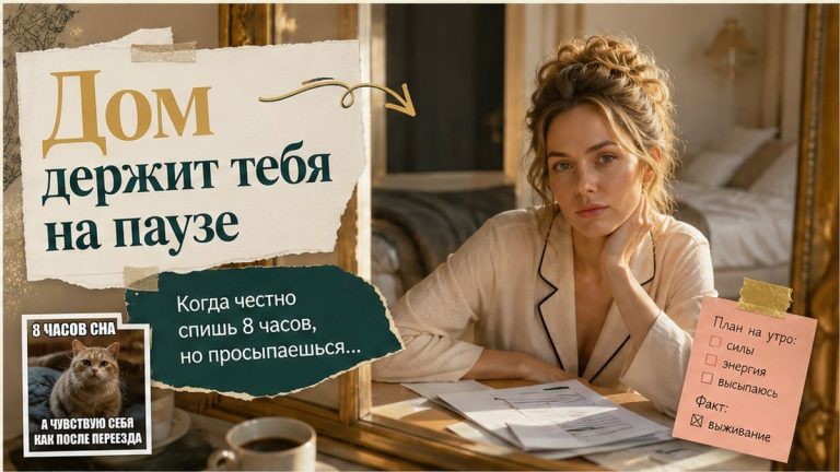 Спальня и утреннее истощение – когда дом не даёт восстановиться